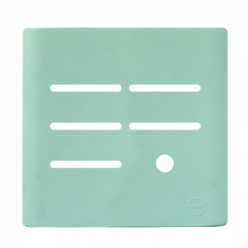 Placa p/ 5 Interruptores + Furo 4x4 - Novara Siciliano